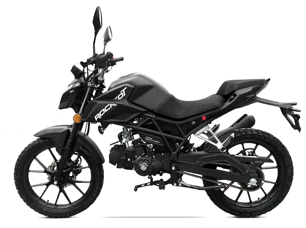 Мопед ROCKOT ALPHA RESTYLE (черный матовый)